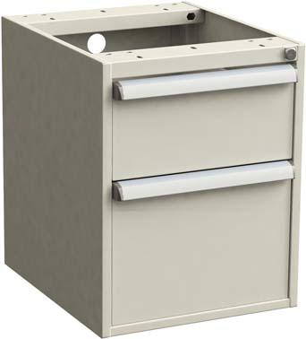 Schubladenblock 45/56 ESD hellgrau RAL 7035, 1x200