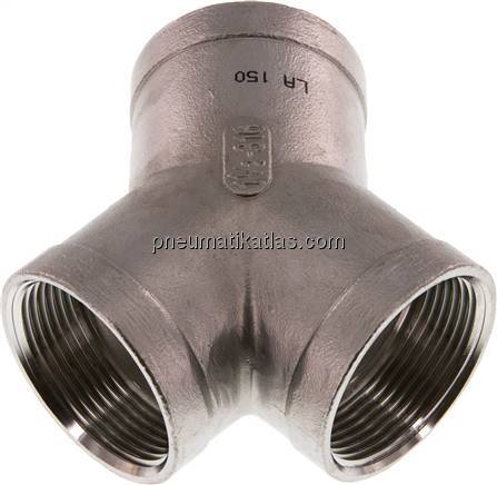 Y-Stück Rp 1-1/2" (IG), 1.4408