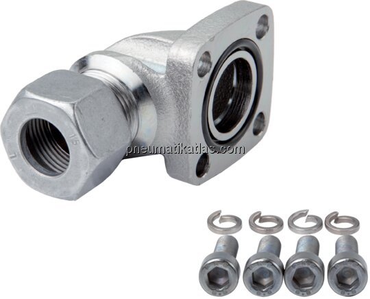 Exemplarische Darstellung: Winkel-Flanschverschrau