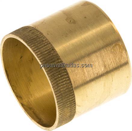 Verstärkungshülse für Rohr 35x31,0 mm, Messing