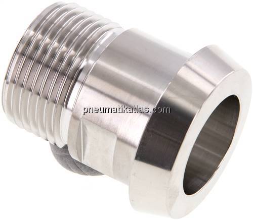 Kegelstutzen (Milchgewinde) 44mm Kegel-G 1", 1.4404