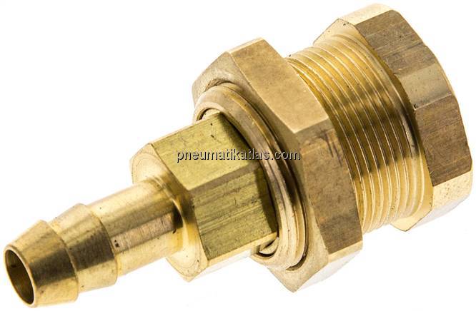 Abreißkupplungsdose (NW5) 8 (5/16")mm Schlauch, Messing