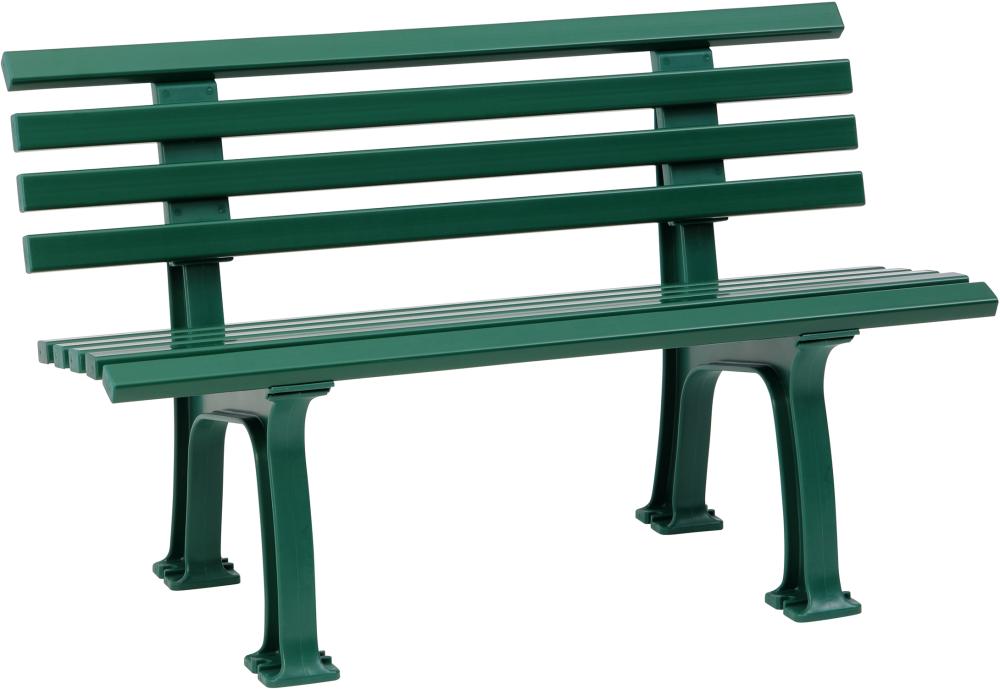 Gartenbank IBIZA 2-Sitzer Länge 1200 mm grün Blome