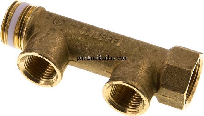 Verteilerrohr G 3/4"(IG/AG), Abgang 2x G 1/2" (IG)