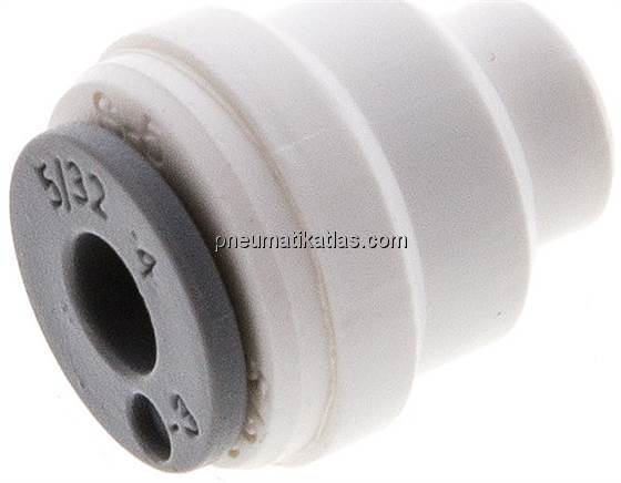 Verschlusskappe für 5/32" (3,97 mm) Schläuche, IQS-LE (EPDM-Dichtung)