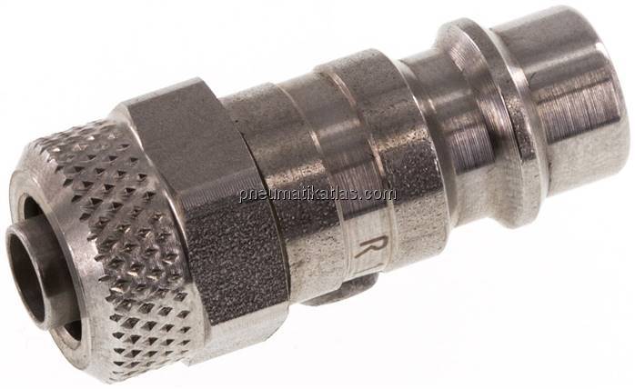 Kupplungsstecker (NW7,2) 8x6mm Schlauch, 1.4404