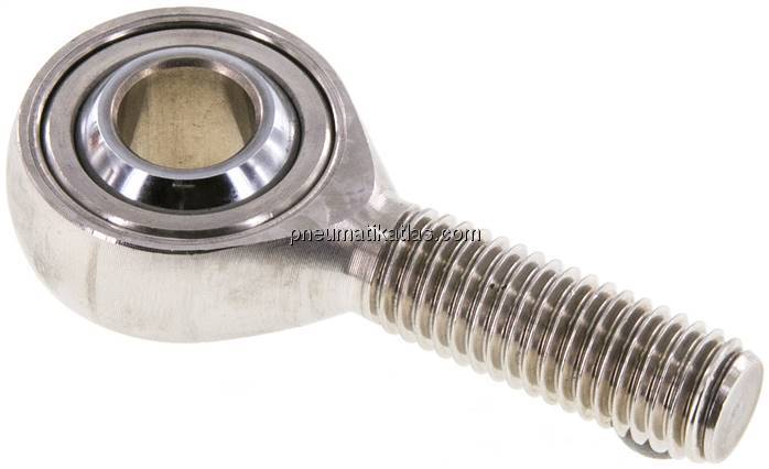 Gelenkkopf, Außengewinde M 12, Edelstahl