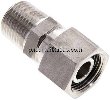 Einstellb. Schneidringverschr. 15 L-NPT 1/2", 1.4571