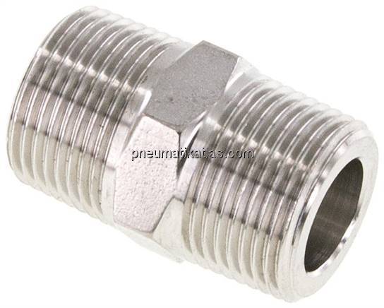 Doppelnippel NPT 3/4"-NPT 3/4", 1.4571