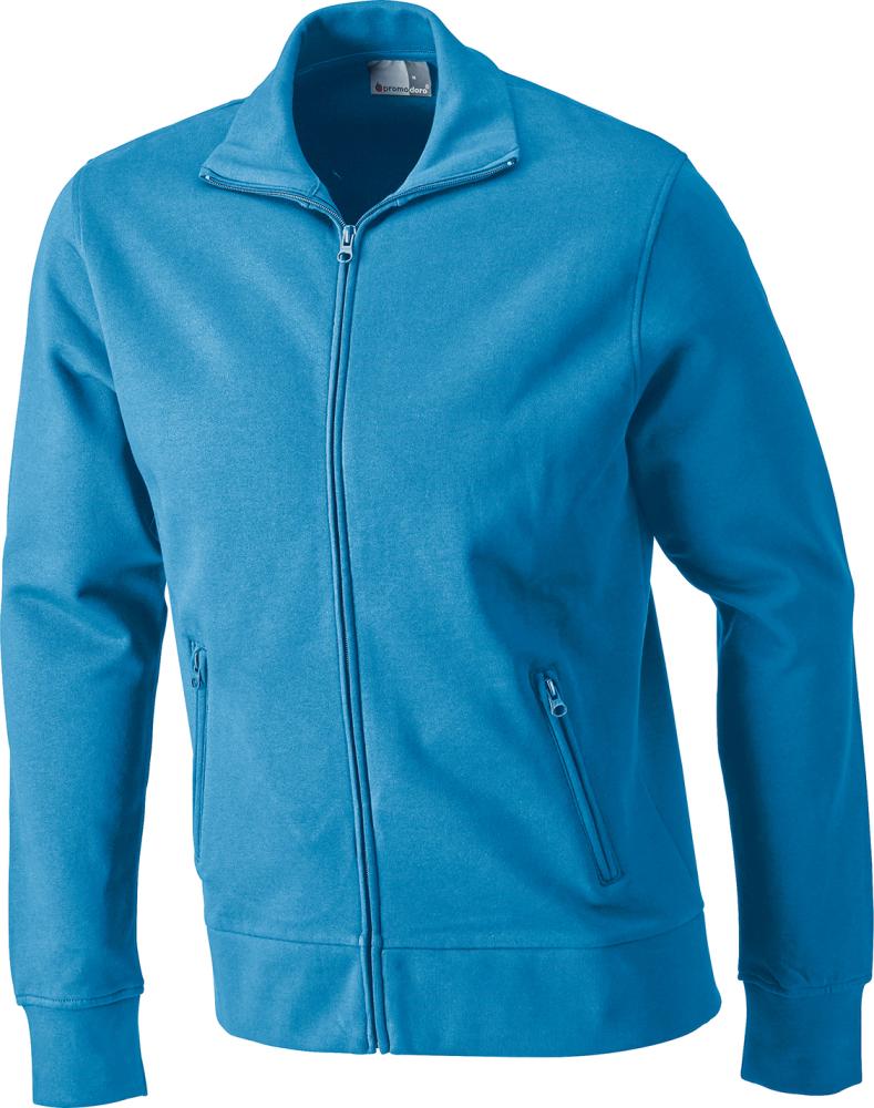 Sweatshirtjacke, Gr. 3XL turquoise