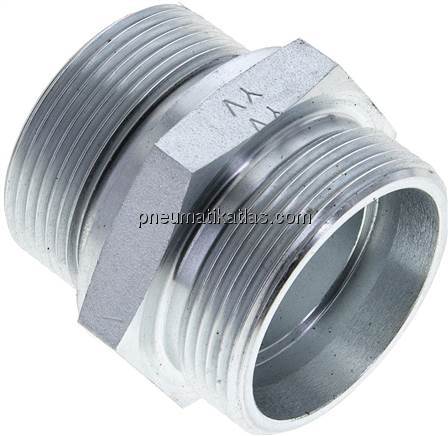 Gerade Schneidringverschr. M 42x2-35 L (M45x2), ohne Mutter & Schneidring, Stahl