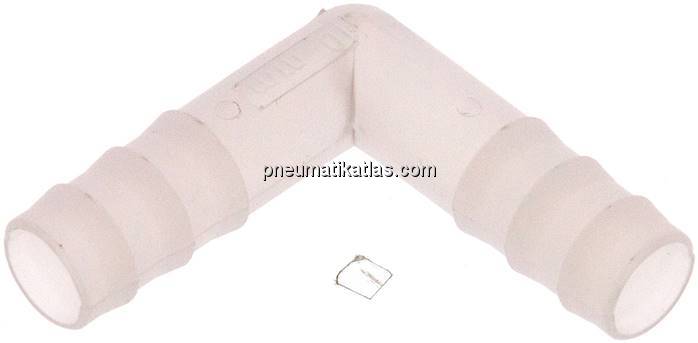 Winkel-Schlauchverbinder 10mm, PVDF