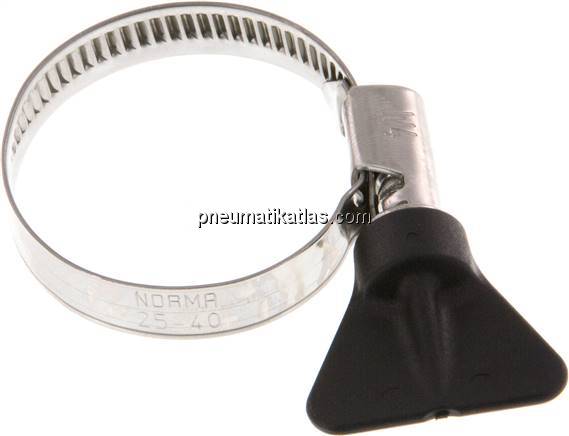 9mm Schlauchschelle 25 - 40mm, 1.4301 (W4) (NORMA)