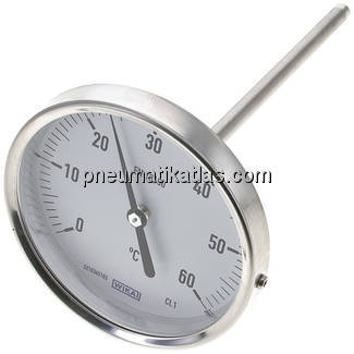 Bimetallthermometer, waagerecht D100/-30 bis +50°C/63mm