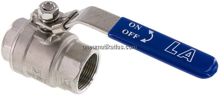 Edelstahl-Kugelhahn, Eco-Line leicht, G 1-1/4", 0 - 63bar