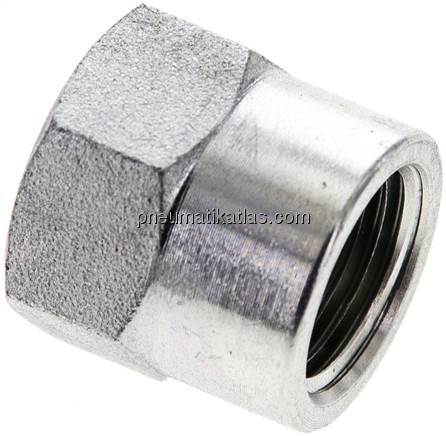 Verschlusskappe NPT 3/8", Stahl verzinkt