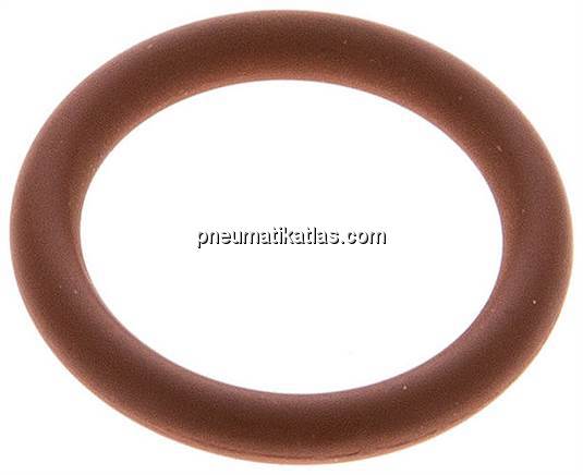 Pressfitting, Ersatzdichtung, 15 mm, FKM (rot)