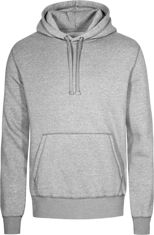 Hoody Sweater, heather grey, Gr.3XL