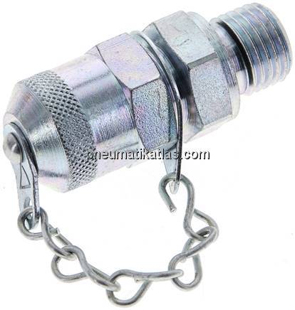 Messanschluss M16x2 - M 14x1,5 (AG), Stahl verzinkt