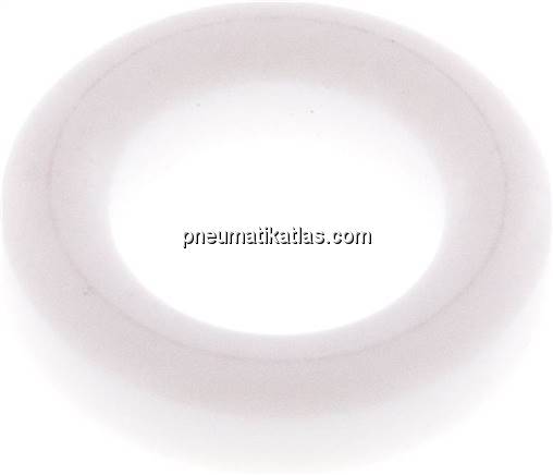 Dichtung (Milchgewinde) DN 10, PTFE (weiß), 12x20x4,5mm