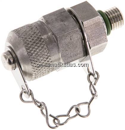 Messanschluss M16x2 - M 8x1 (AG), 1.4571