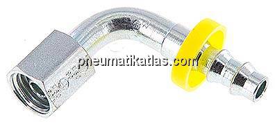 90°-Steckanschluss 6 L Überwurfmutter, 6,4mm GSP-Schl.