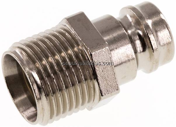 Temperierkupplungsstecker 13mm Zapfen,G 3/8"(AG)