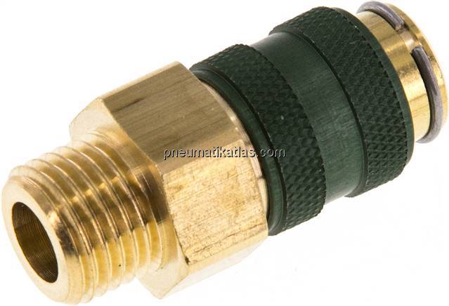 Kupplungsdose (NW5) G 1/4"(AG), Messing