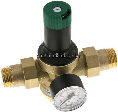 Druckminderer für Trinkwasser R 1", 1,5 - 6 bar, DVGW