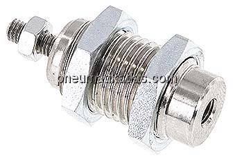 Einschraub-Pneumatikzylinder Kolben 10mm, 10mm Hub