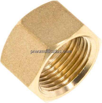 Überwurfmutter f. Klemmringverschraubung 14 (M20x1,5)mm, Messing