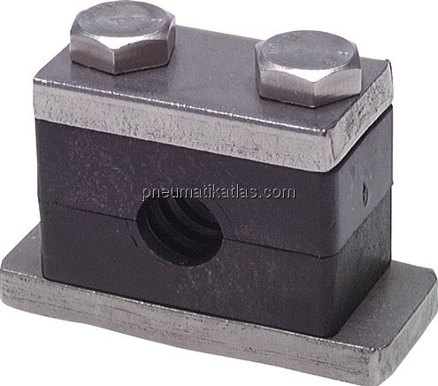 Exemplarische Darstellung: Kunststoffschelle mit A