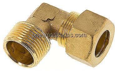 Winkel-Klemmringverschraubung R 3/4"-18 (M24x1,5)mm, Messing