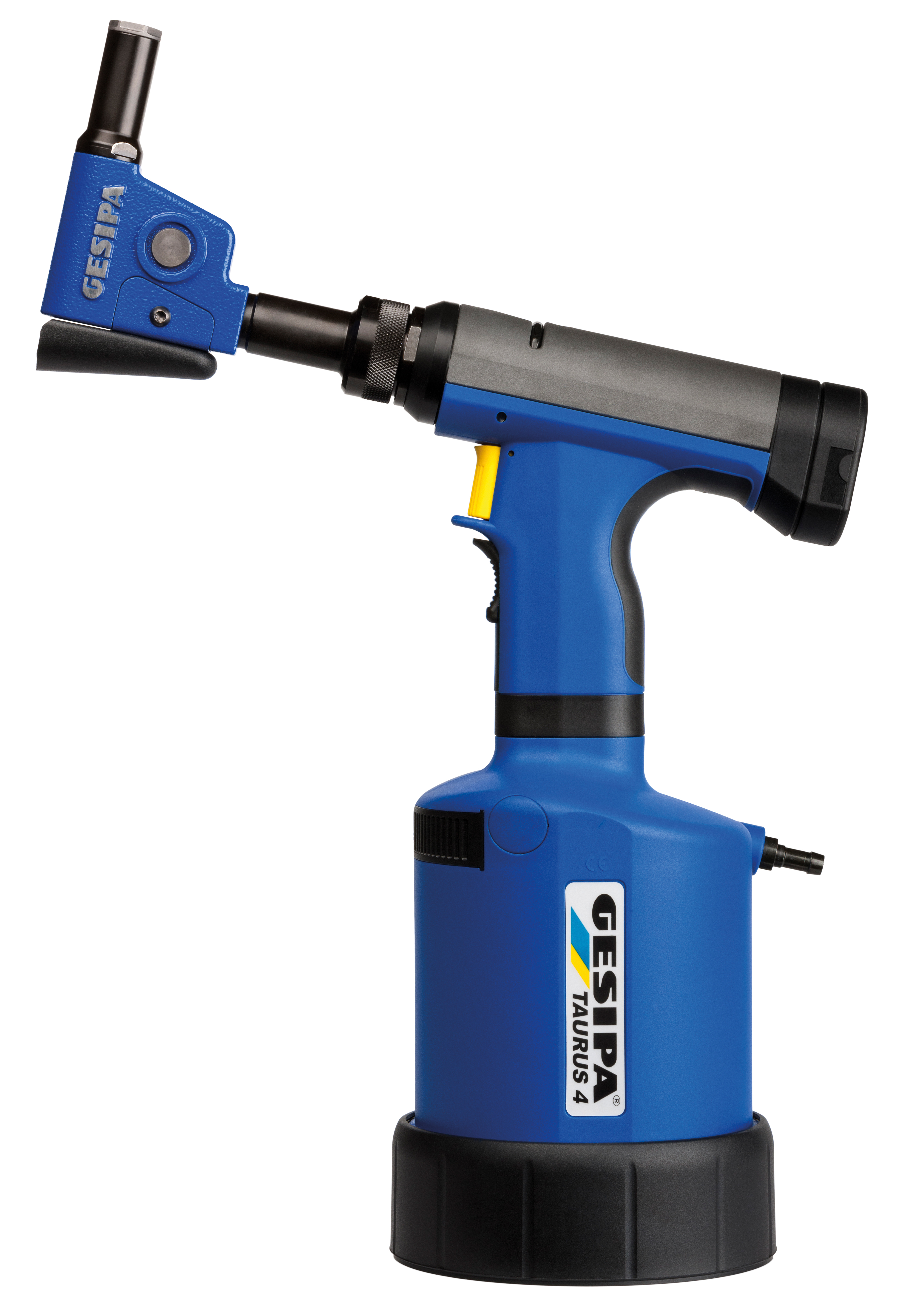 Schließringbolzen-Setzgerät TAURUS 4 mit Winkelkopf compact 90° für 6,4 mm C6L* (* Eingetragene Markenzeichen der Firma Alcoa Fastening Systems)