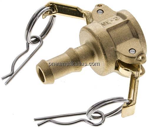 Kamlock-Kupplung (C) 13 (1/2")mm Schlauch, Messing