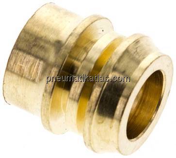 Reduziereinsatz f. Klemmringverschraub. 12mm-8 (M12x1)mm, Messing
