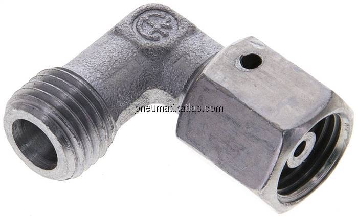 Einstellb. Winkel-Schneidringverschr. 6 S (M14x1,5), ohne Mutter & Schneidring, 