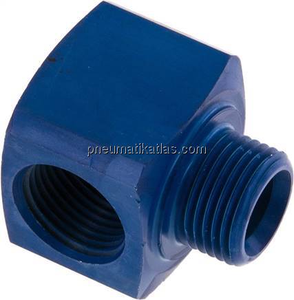 T-Stücke G 3/8"(AG)-2xG 3/8"(IG), Aluminium