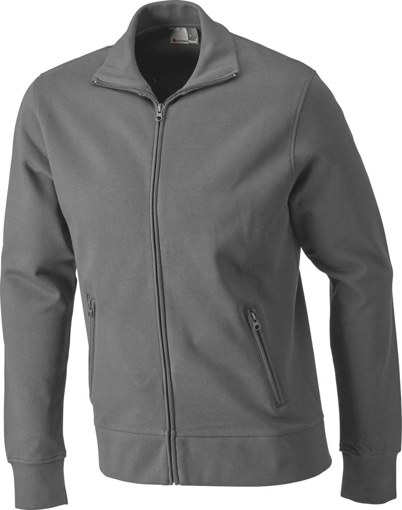 Sweatshirtjacke, Gr. 3XL steelgrey