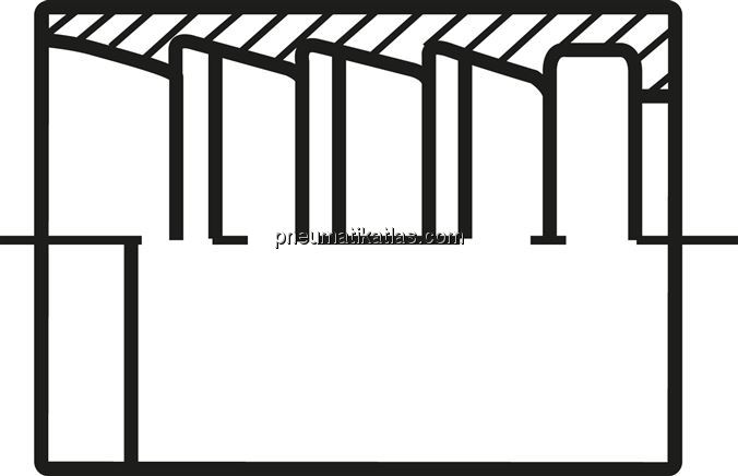 Exemplarische Darstellung: Edelstahl-Pressarmatur 