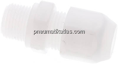 Gerade Verschraubung G 3/8"-12x9mm, Polypropylen