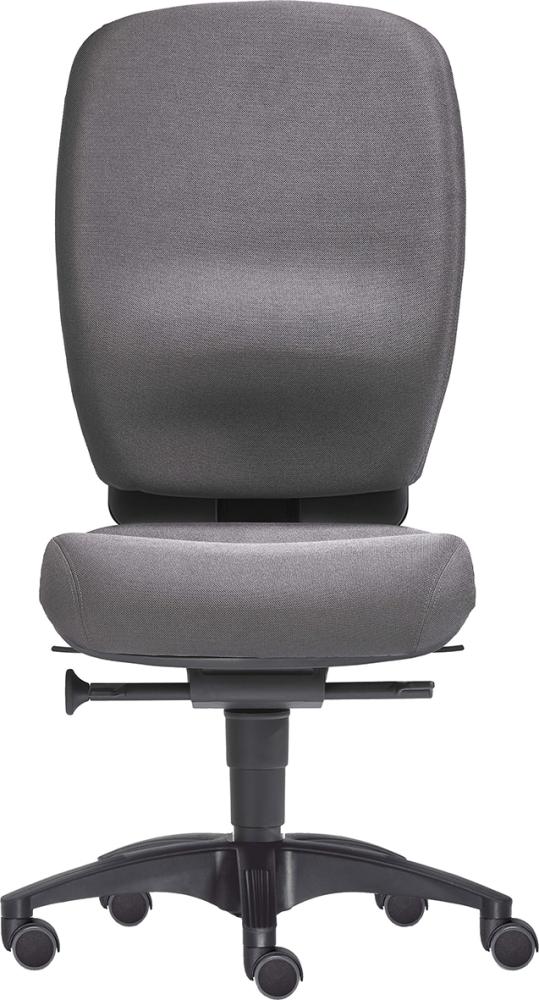 Bandscheibenstuhl OFFICE grau bis 120kg 100 % Polyester