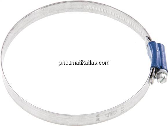 12mm Schlauchschelle 90 - 110mm, Stahl verzinkt (W1) (ABA)