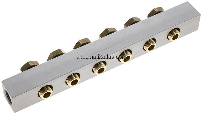 P-Leiste inkl. Hohlschrauben und Dichtungen für Ventilbaureihe M07 / P07