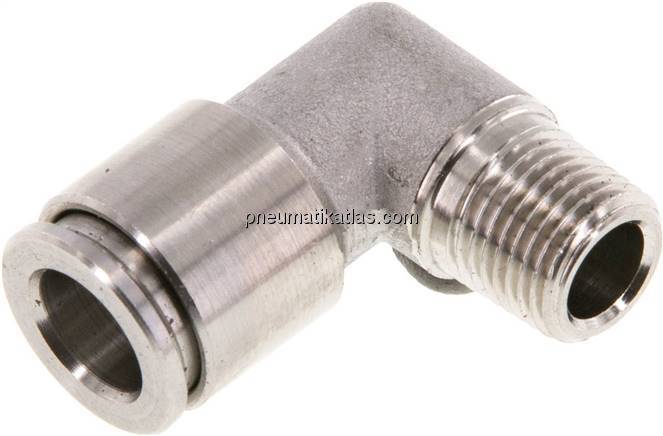 Winkel-Steckanschluss, festst. R 1/8"-8mm, IQS-Edelstahl
