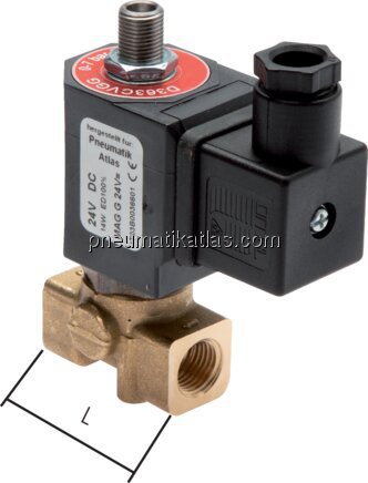 Exemplarische Darstellung: 3/2-Wege Magnetventil (