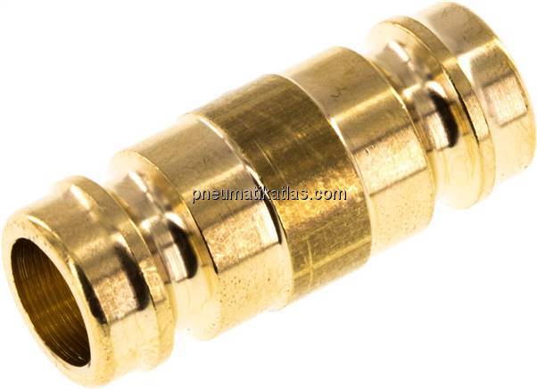 Temperierkupplungsverbinder 13mm Zapfen - 13mm Zapfen