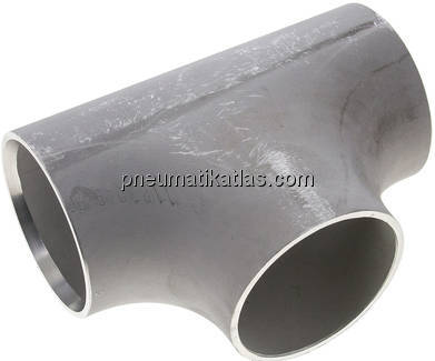 T-Stück 76,1x2,9mm, 1.4541 geschweißt, EN 10253 Typ A (DIN 2615)