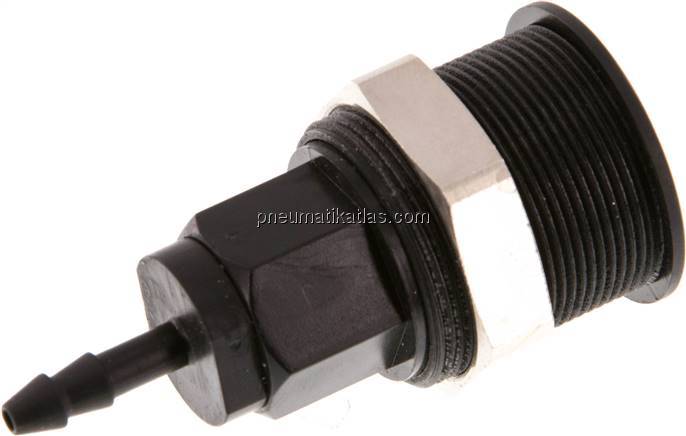 Abreißkupplungsdose (NW5) 4mm Schlauch, POM