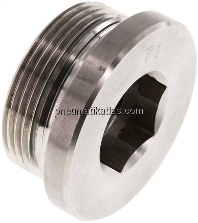 HD-Verschlussstopfen Innenskt. M 42x2, 1.4571